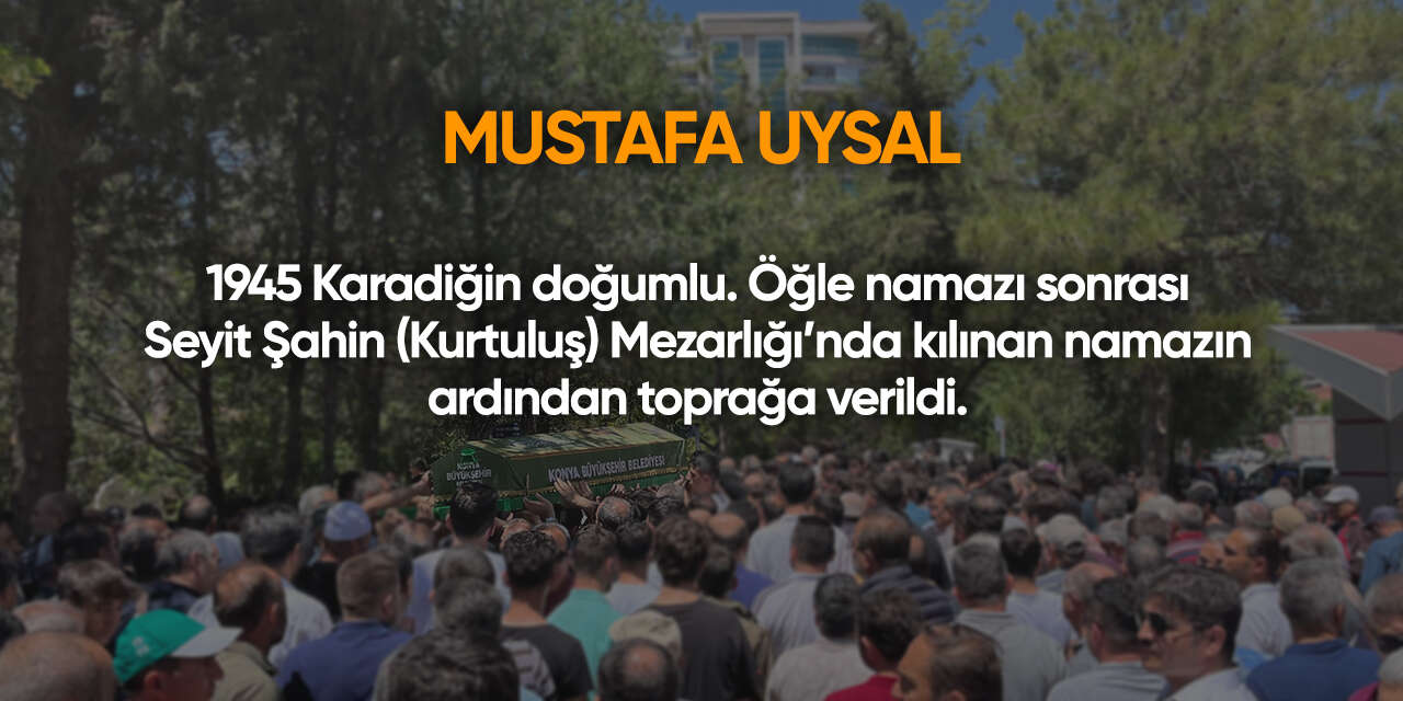 Konya'da bugün vefat edenler | 13 Haziran 2026 7